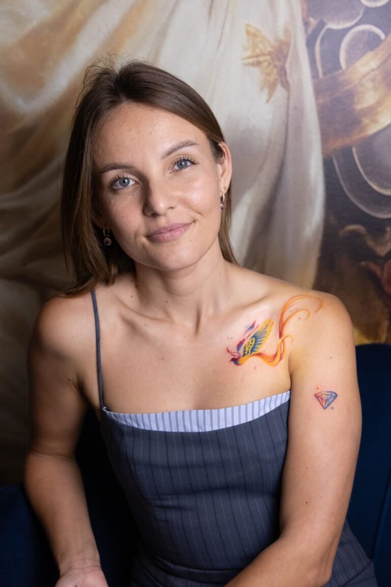 Estilo de tatuaje realista a color