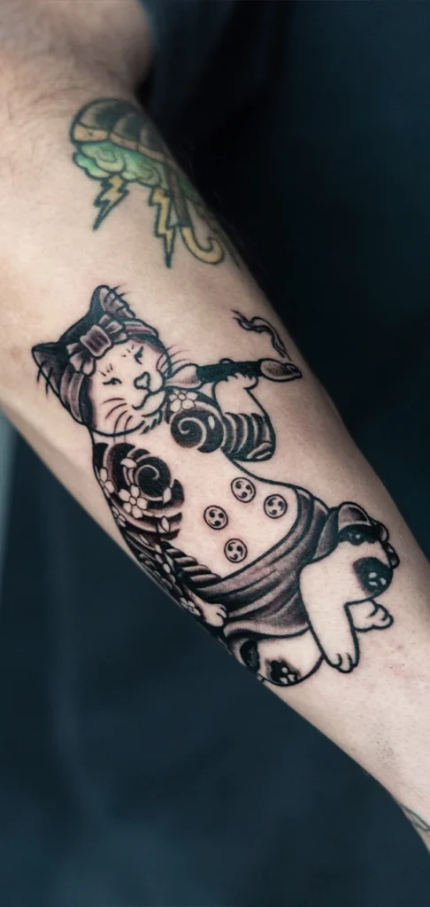 Tatuaje tradicional americano en Valencia — Museum Tattoo & Art