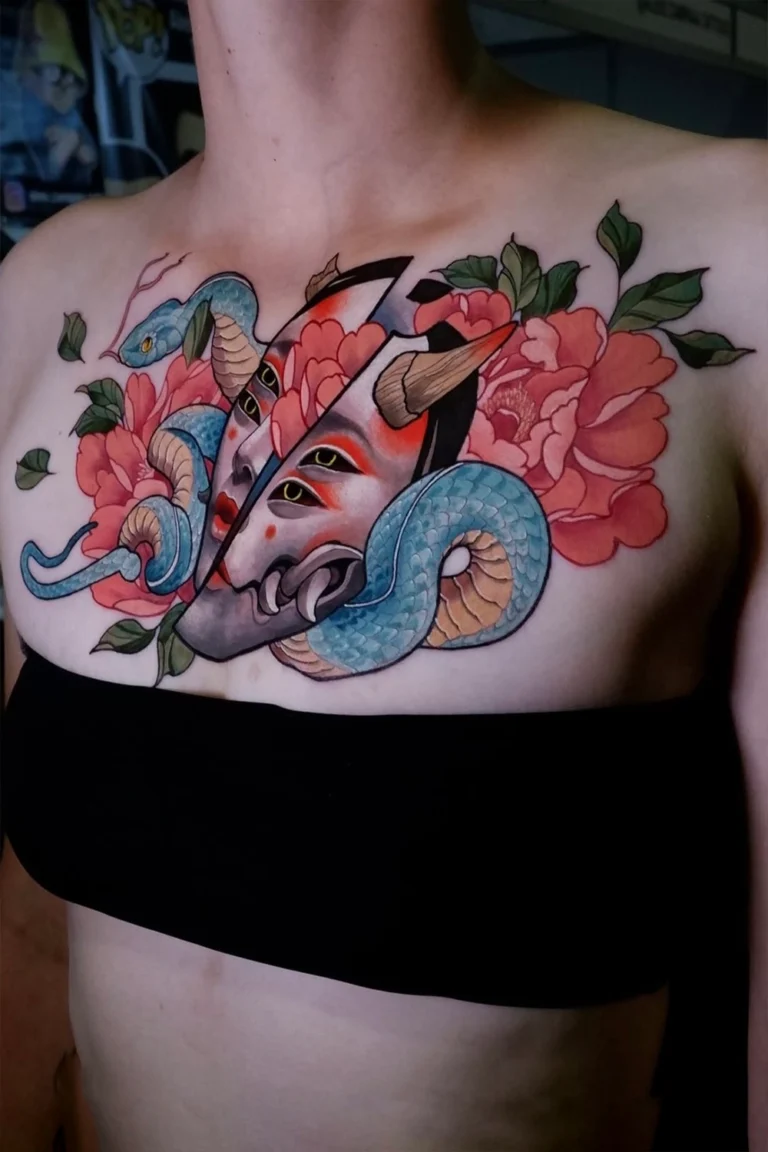 Tatuaje neotradicional realizado en Museum Tattoo, estudio de tatuajes en Valencia
