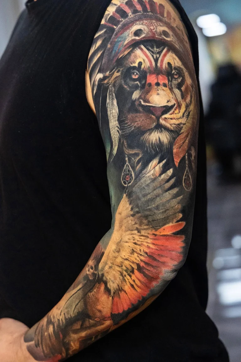 Tatuaje estilo realismo de Ekaterina, especialista en realismo en Museum Tattoo, estudio de tatuajes en Valencia