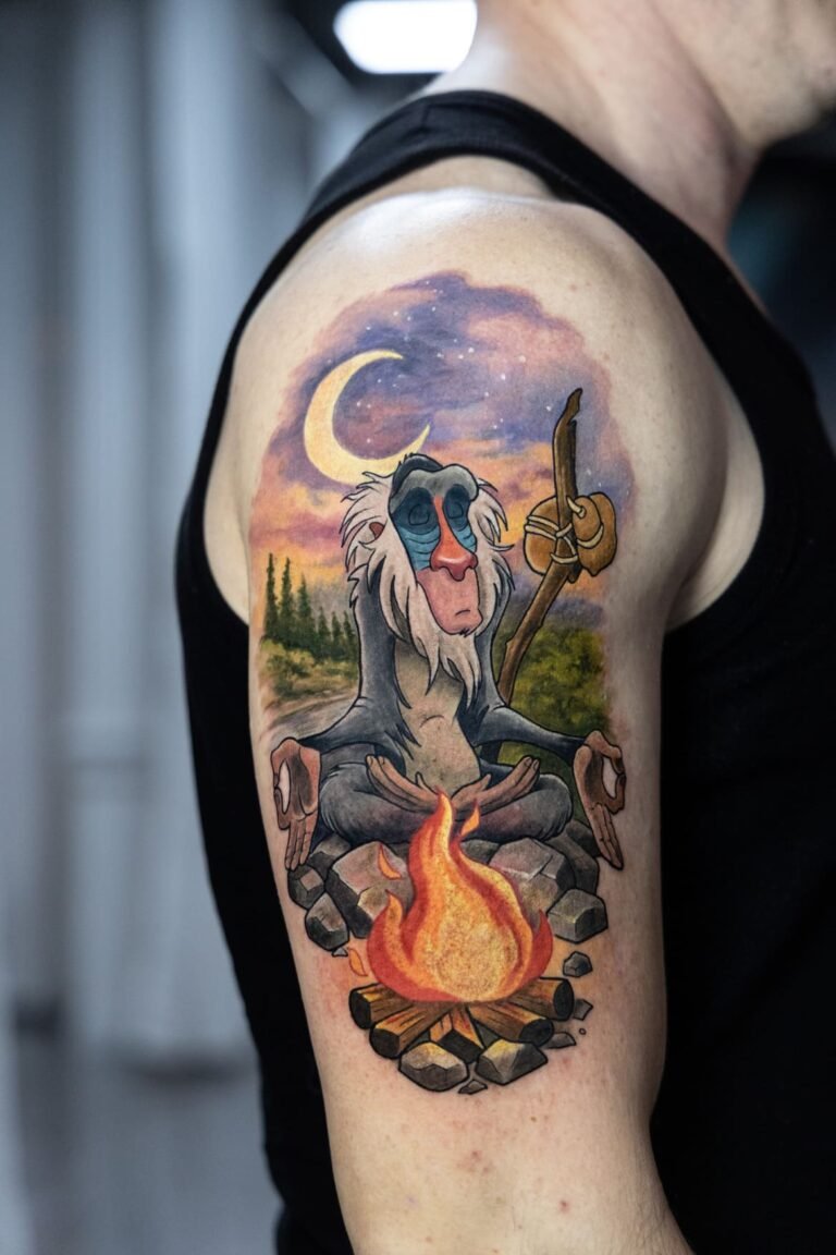 Tatuaje con color en Valencia — Museum Tattoo & Art
