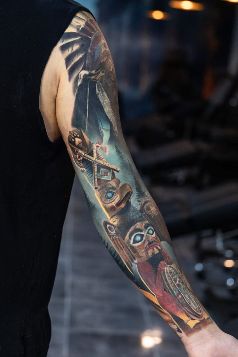 Tatuaje a color realizado en Museum Tattoo, estudio de tatuajes en Valencia