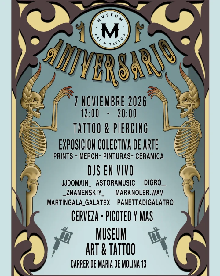 🔥 ¡SE VIENE NUESTRO PRIMER ANIVERSARIO! 🔥

📅 Sábado 7 de Noviembre a partir de las 12:00h.

🎧 7 DJs en directo